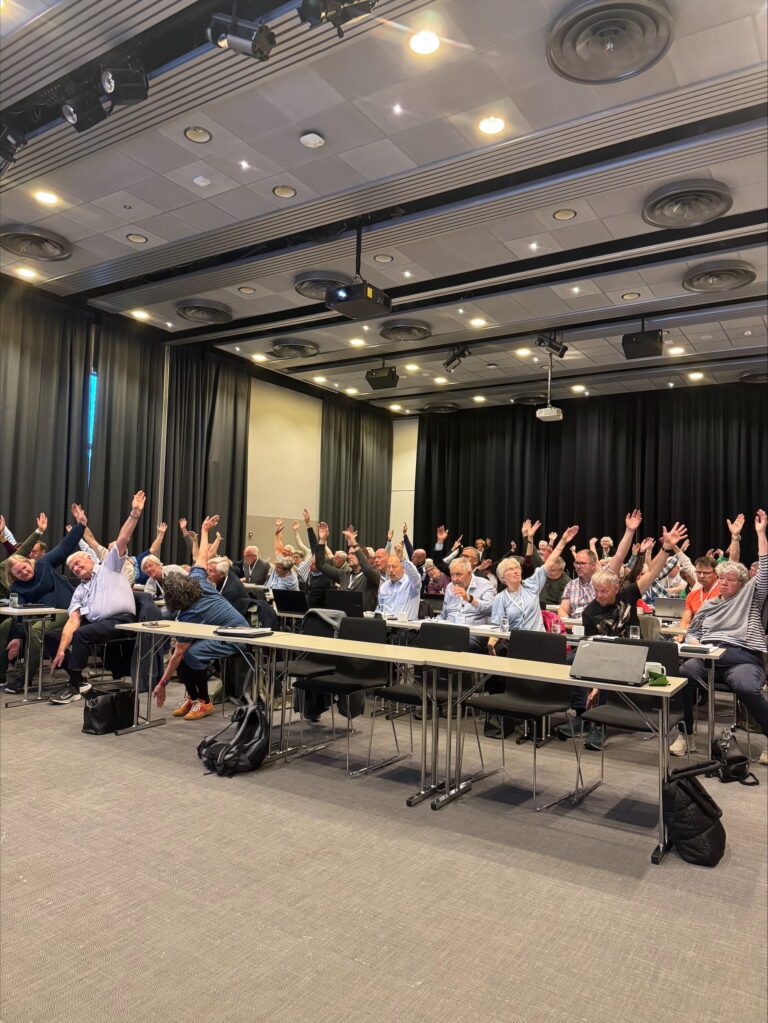 Bildet av deltakere på landsmøte 2025